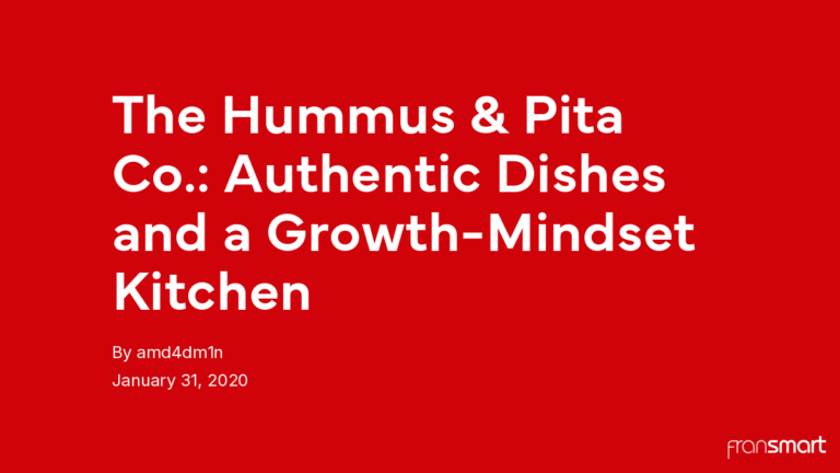 The Hummus & Pita Co.: Authentic Dishes and a Growth-Mindset Kitchen