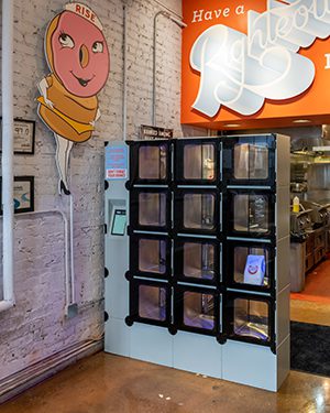 Rise Introduces Heated, Contactless Food Locker Technology