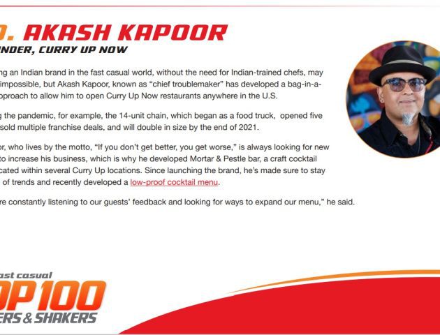 CEO Akash Kapoor named to Top Execs List