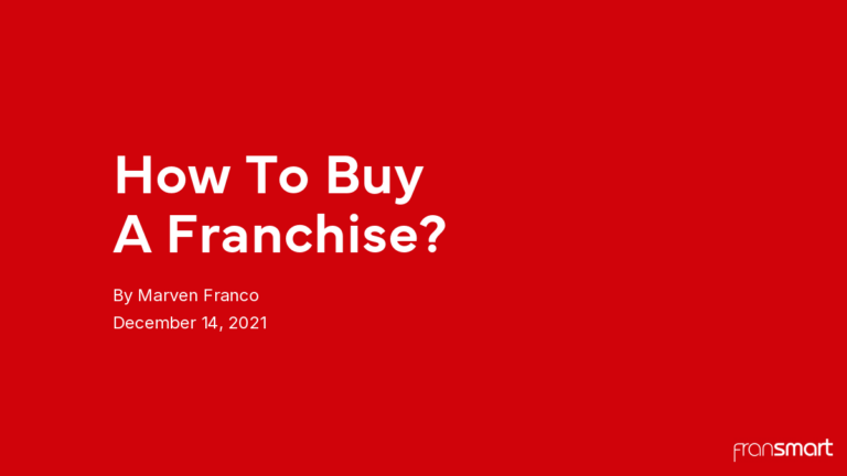 How To Buy A Franchise?