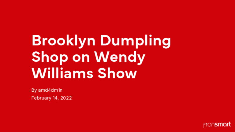 Brooklyn Dumpling Shop on Wendy Williams Show