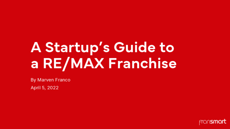 A Startup’s Guide to a RE/MAX Franchise