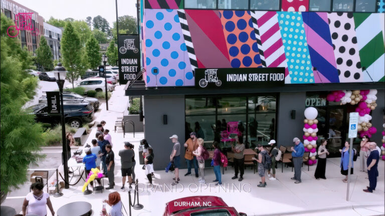Curry Up Now 100+ Person Grand Opening | Durham, NC