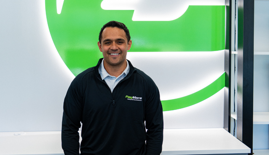 Milo leakehe PayMore and Crumbl cookie franchisee at his PayMore store