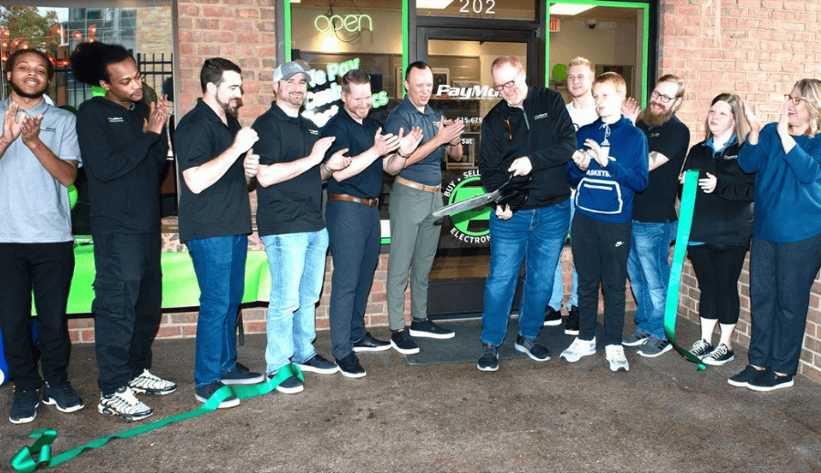 Scott Phillips PayMore and uBreakiFix franchisee at grand opening of PayMore