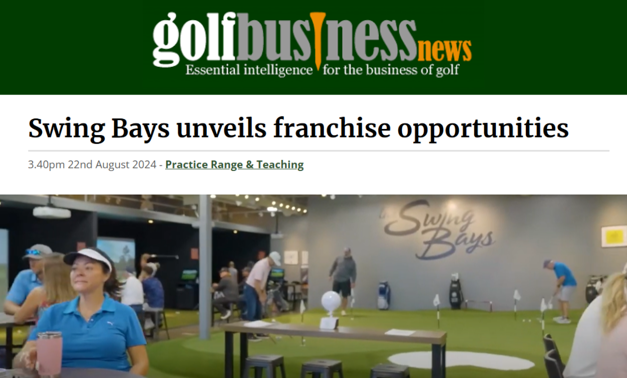 New Indoor Golf Brand Swing Bays Launches Franchise Program (1) Golf Business News Swing Bays Unveils Franchise Opportunities