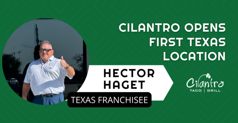 Hector Haget Opens First Cilantro Taco Grill in Texas