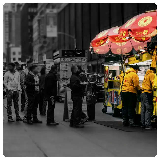 Halal Guys Food Cart