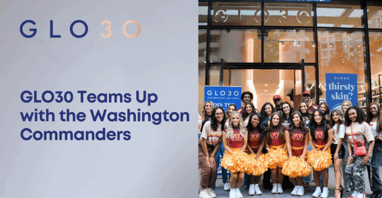 GLO30 Scores Big as the Exclusive Beauty Partner of the Washington Commanders Command Force