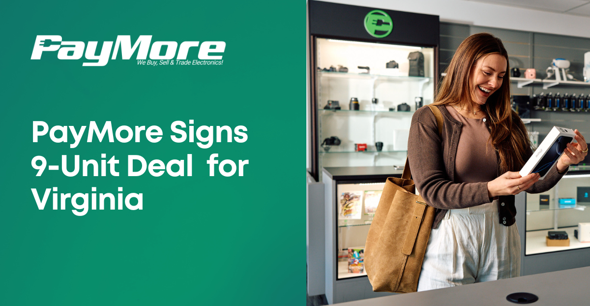 PayMore signs 9 unit deal for Virginia